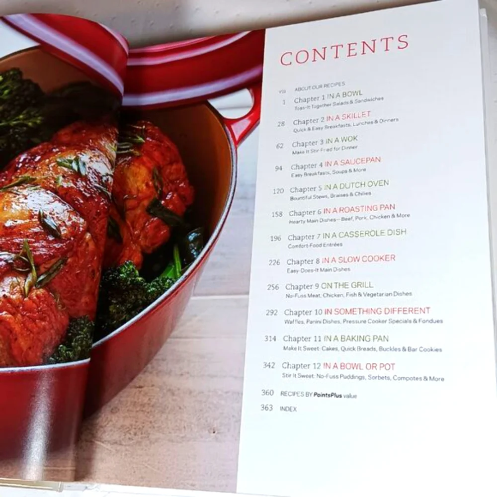 Weight Watchers Cookbook One Pot Recipes Healthy Eating Weight Loss Hard Cover - Picture 5 of 12